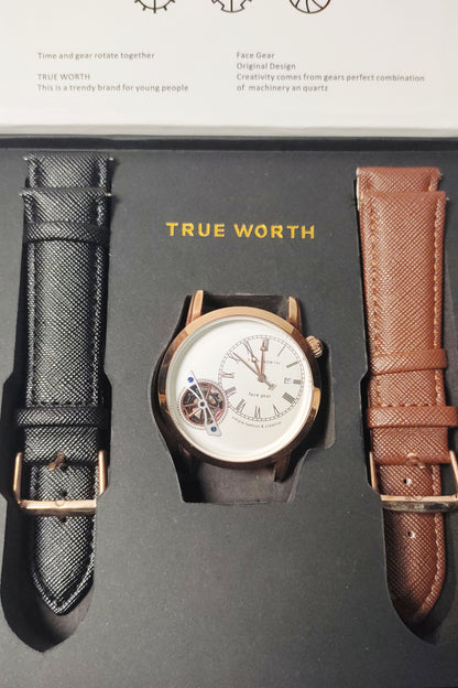 TRUE WORTH DOUBLE STRAP : Watch